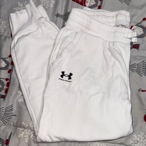 Under Armour White Joggers